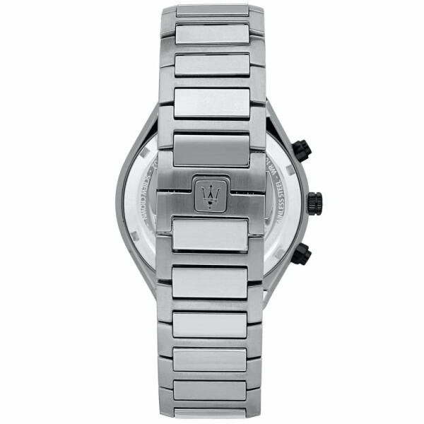 MASERATI METAL SILVER - BLACK DIAL image 1