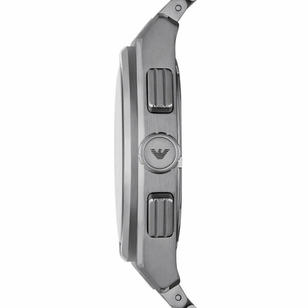 ARMANI METAL SILVER BLACK DIAL-AR11560 image 3