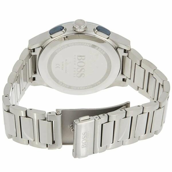 BOSS METAL SILVER - BLUE DIAL - BLACK FRAME  image 2