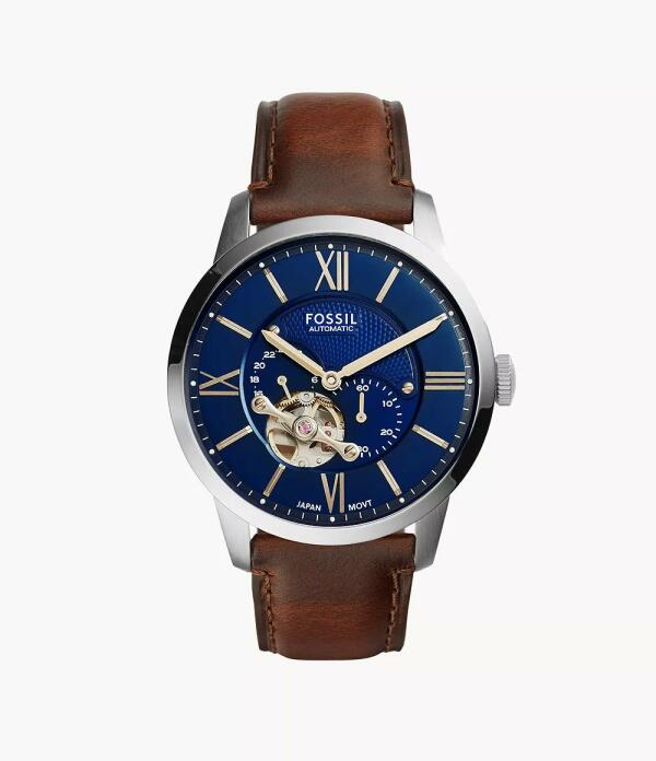 FOSSIL LEATHER BROWN - AUTOMATIC image 0