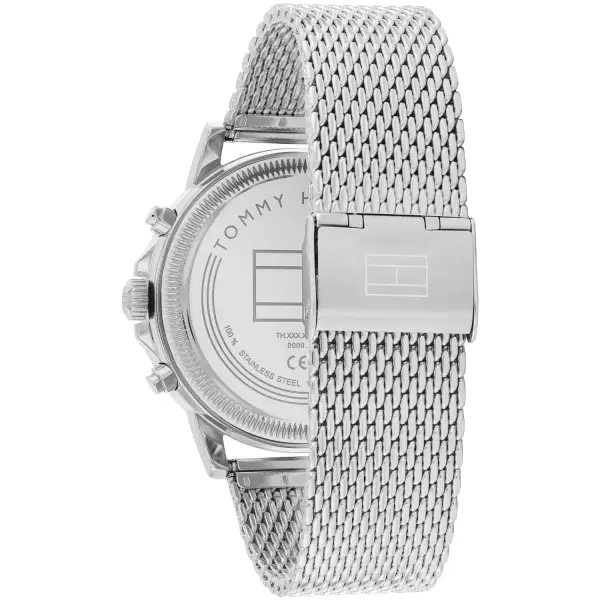 TOMMY HILFIGER METAL SILVER - GREEN DIAL - CHRONOGRAPH image 2