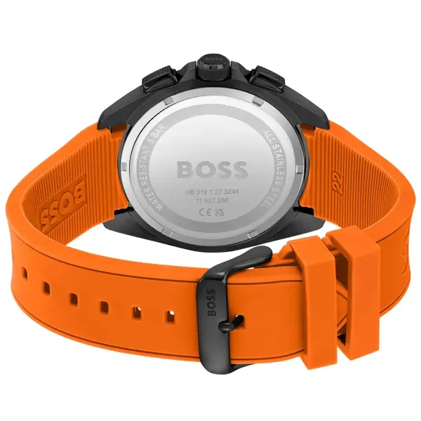BOSS ORANGE RUBBER - BLACK DIAL - CHORONOGRAPH image 2