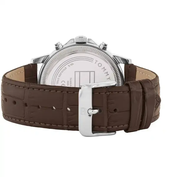 TOMMY LEATHER BROWN-NAVY DIAL CHRONOGRAPH image 2