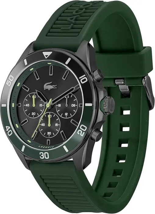 LACOSTE Chronograph Black Round Dial Men's Watch- 2011153 image 1