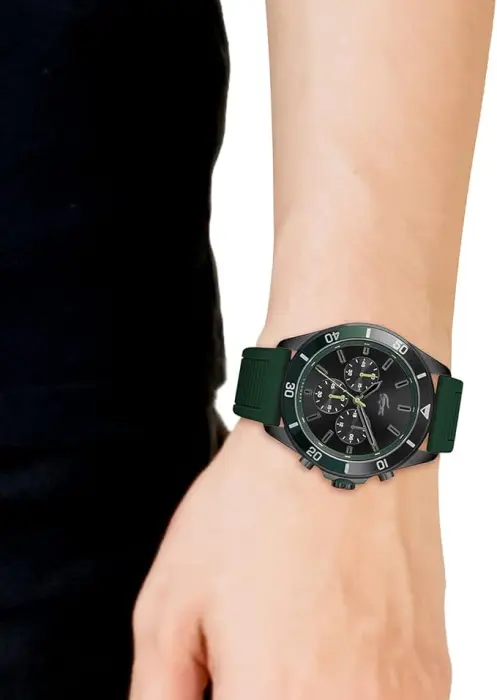 LACOSTE Chronograph Black Round Dial Men's Watch- 2011153 image 3