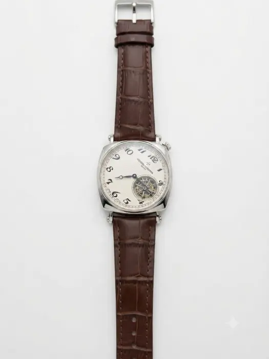 Vacheron Constantin Historiques with BRWON LEATHER  WHITE DIAL  image 0