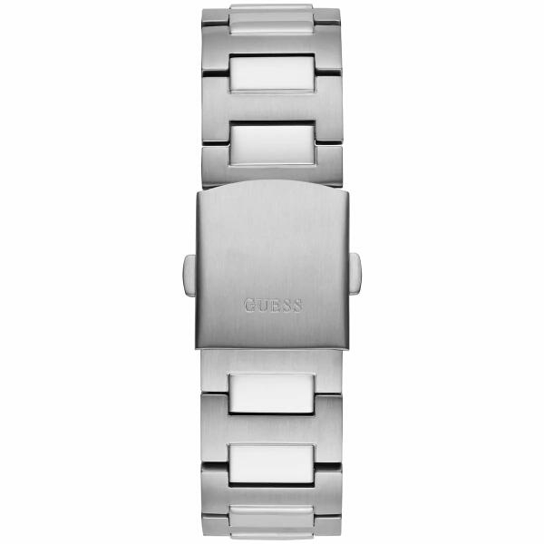 GUESS METAL SILVER - BLUE DIAL - CHRONOGRAPH image 3