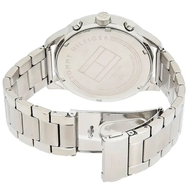 TOMMY METAL SILVER - BLACK DIAL CHRONOGRAPH image 2