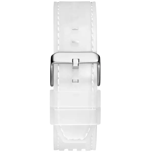 GUESS RUBBER WHITE - GREEN DIAL image 3
