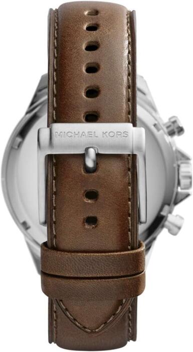 MICHEAL KORS LEATHER BROWN - NAVY DIAL  image 1