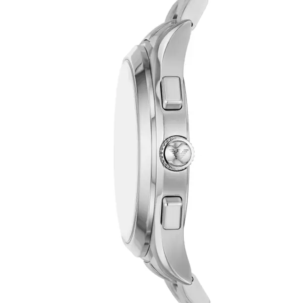 ARMANI SILVER - GREEN DIAL- CRONOGRAPH - DATE  image 2