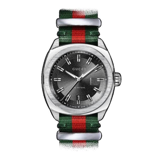 GUUCI WEB GREEN - BLACK DIAL - MQ  image 0