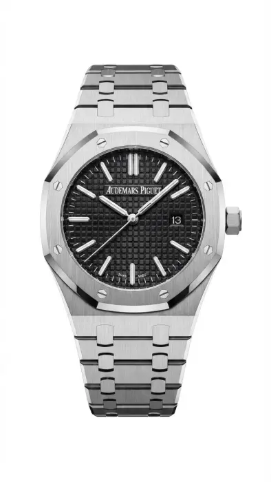 AP Royal Oak Silver (BLACK) - MQ  image 0