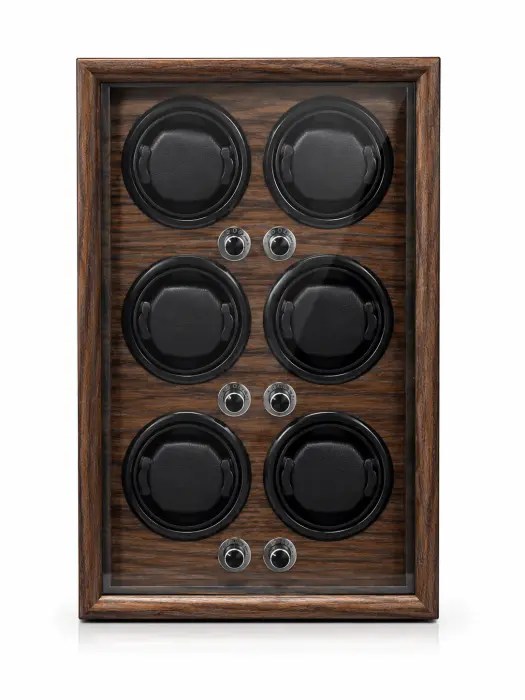  6-watch winder box designed for automatic watches image 0