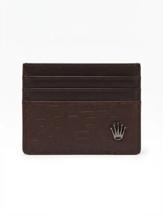 ROLEX CARD HOLDER BROWN  image 0