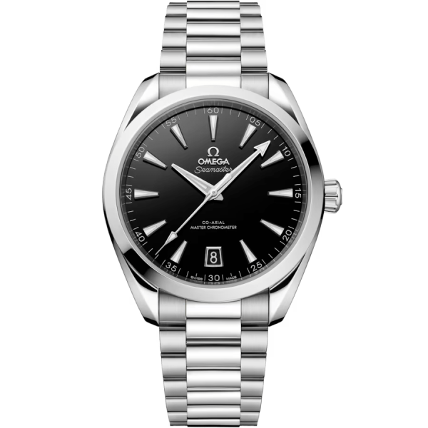 Omega Aqua Terra Metal Silver Black Dial - MQ  image 0