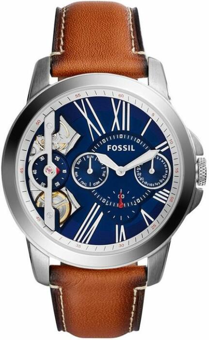 FOSSIL LEATHER BROWN - QUARTZ image 0