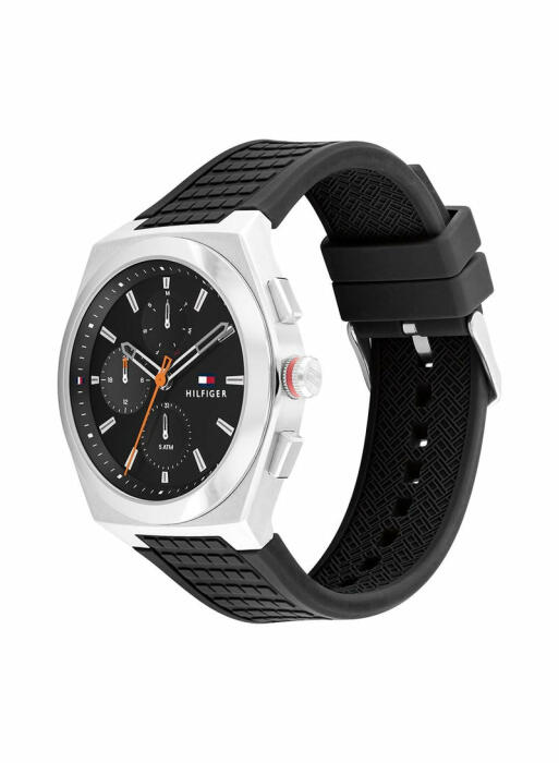 TOMMY HILFIGER RUBBER BLACK FRAME SILVER 1791898 image 1