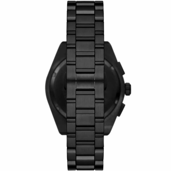 EMPORIO ARMANI METAL BLACK - GREEN DIAL image 2