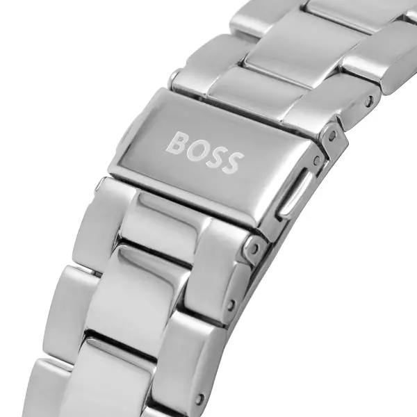  BOSS SILVER METAL - BLACK DIAL - CRONOGRAPH image 4