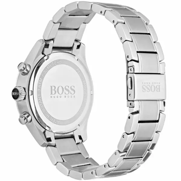 BOSS SILVER METAL - BLACK DIAL - CHRONOGRAPH 1513477 image 1
