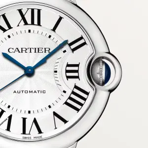CARTIER  BALLON BLUE SILVER _ MEDIUM SIZE 36MM image 1