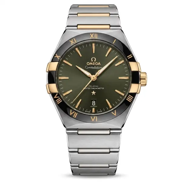 omega Constellation 41 mm, two tone green dial image 0