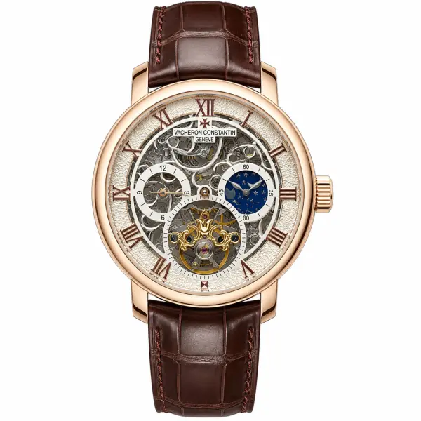 VACHERON CONSTANTIN BROWN LEATHER WHITE DIAL - MQ  image 0