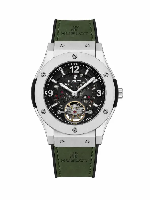 Hublot Classic Fusion Tourbillon - RUBBER OLIVE  - MQ image 0