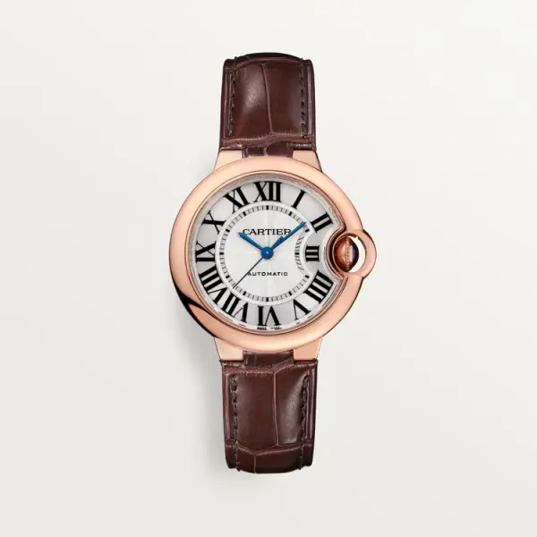 Ballon Bleu de Cartier watch / rose gold white dial medium size image 0
