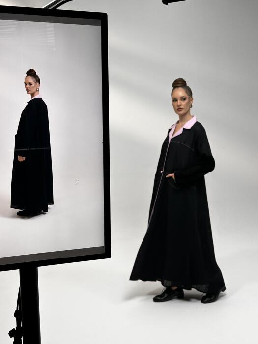 Abaya lora pink  image 1