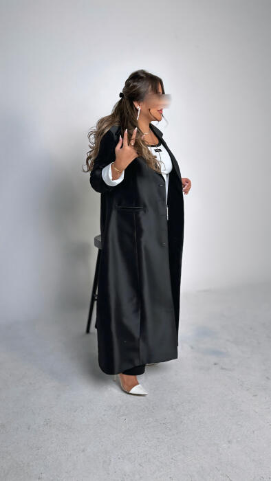 midnight white blazer  image 3