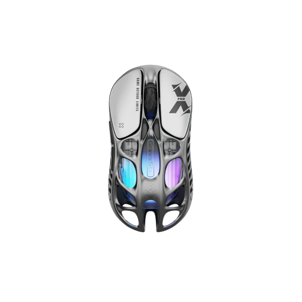 GravaStar Mercury X Pro Wireless Gaming Mouse - Interstellar Silver image 2