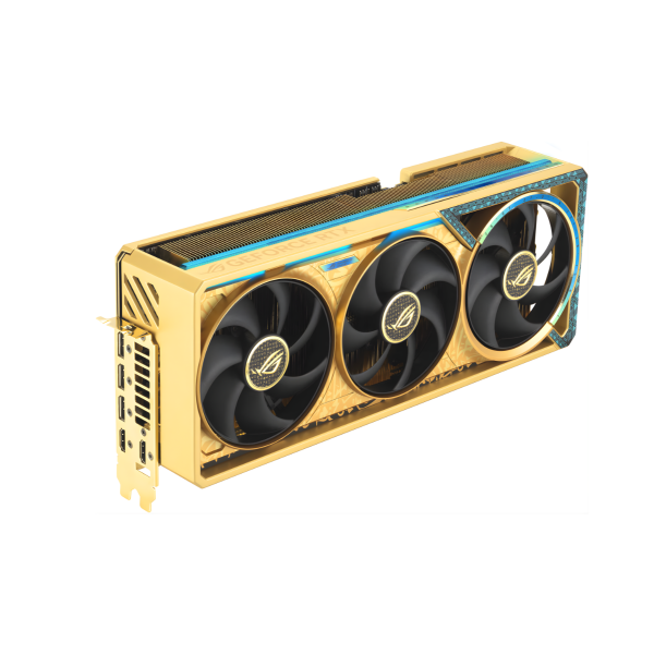 ASUS ROG ASTRAL NVIDIA GeForce RTX 5080 OC 16GB GDDR7 Dhahab Edition Graphics Card - Gold image 3
