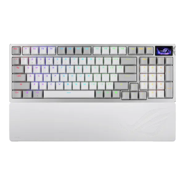 ASUS ROG AZOTH 96 HE Wireless Gaming Keyboard - White image 1