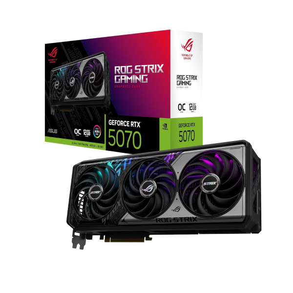 ASUS ROG STRIX GeForce RTX 5070 OC 12GB Graphic Card - Black image 0
