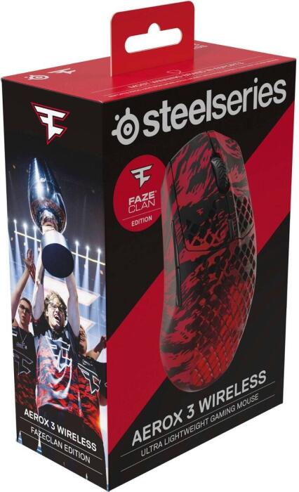 STEELSERIES AEROX 3 Wireless Faze Clan Gaming Mouse image 2