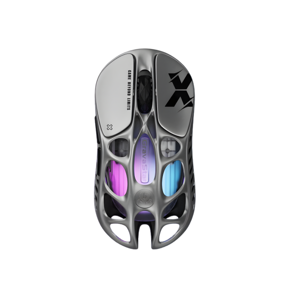GravaStar Mercury X Wireless Gaming Mouse - Interstellar Silver image 0
