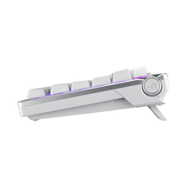 Asus M701 Rog Azoth 75% RGB Wireless Mechanical Gaming Keyboard NX Snow Switch Refined Linear (Arabic) - White image 7