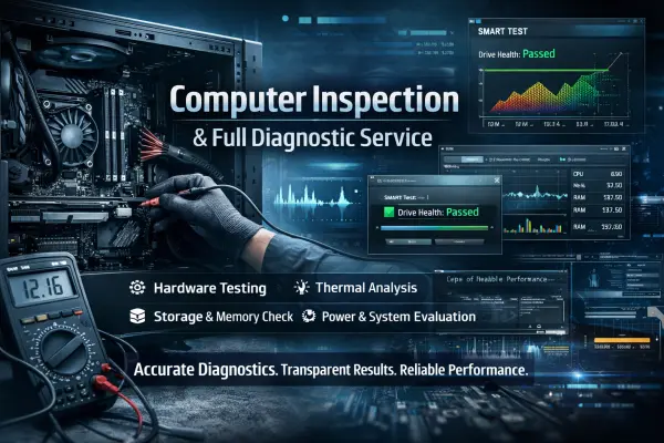 Computer Inspection and Full Diagnostic Service image 0