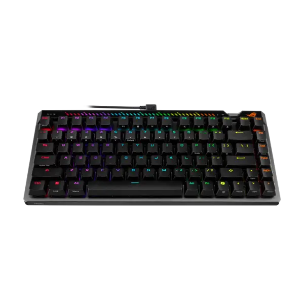 Asus M705 Rog Falchion Ace 75 HE 75% Wired Analog Gaming Keyboard HFX V2 Magnetic Switch Refined and Precise (Arabic) - Black image 3