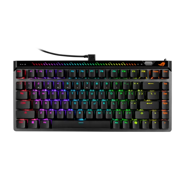 Asus M705 Rog Falchion Ace 75 HE 75% Wired Analog Gaming Keyboard HFX V2 Magnetic Switch Refined and Precise (Arabic) - Black image 0