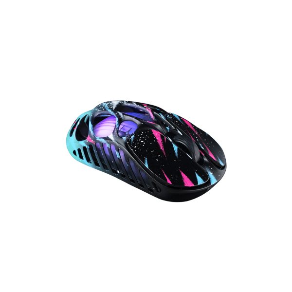 GravaStar Mercury X Pro Wireless Gaming Mouse with 8K Dongle Special Edition - Neon Graffiti image 3