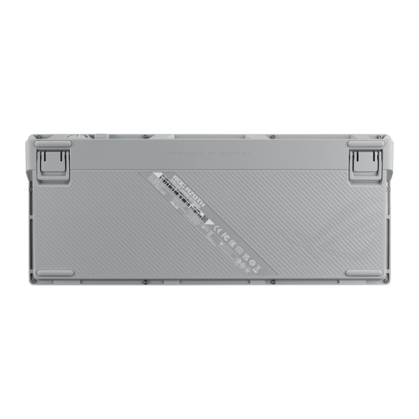 Asus M701 Rog Azoth 75% RGB Wireless Mechanical Gaming Keyboard NX Snow Switch Refined Linear (Arabic) - White image 6