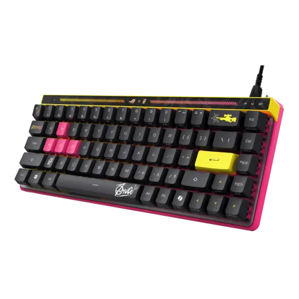 Asus M606 Rog Falchion Ace HFX ZywOo Edition Wired Gaming Keyboard ROG HFX Magnetic Switch - Black image 10