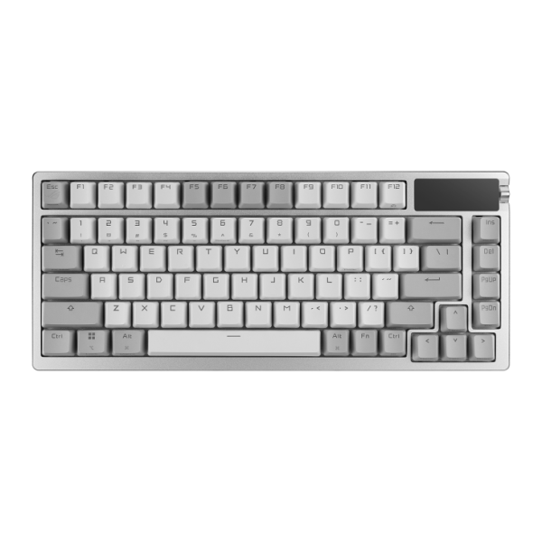 Asus M701 Rog Azoth 75% RGB Wireless Mechanical Gaming Keyboard NX Snow Switch Refined Linear (Arabic) - White image 1