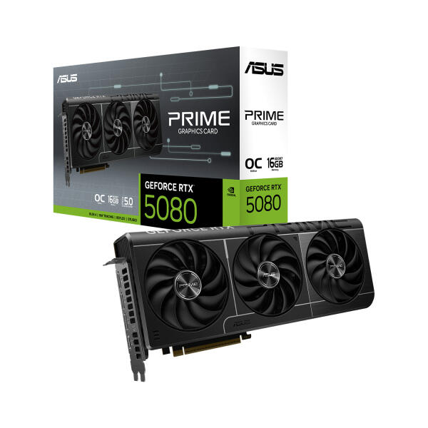 ASUS Prime GeForce RTX 5080 16GB GDDR7 OC Edition PCIe 5.0 image 0