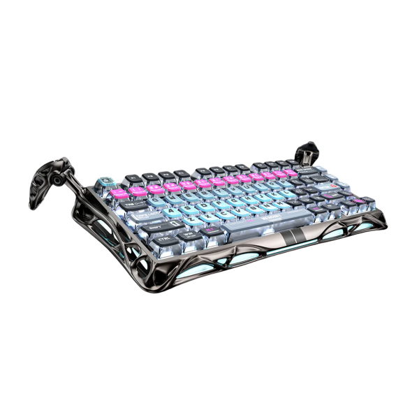 GravaStar Mercury V75 Pro 75% Hall Effect Magnetic Switch Gaming Keyboard - Cyberpunk image 1