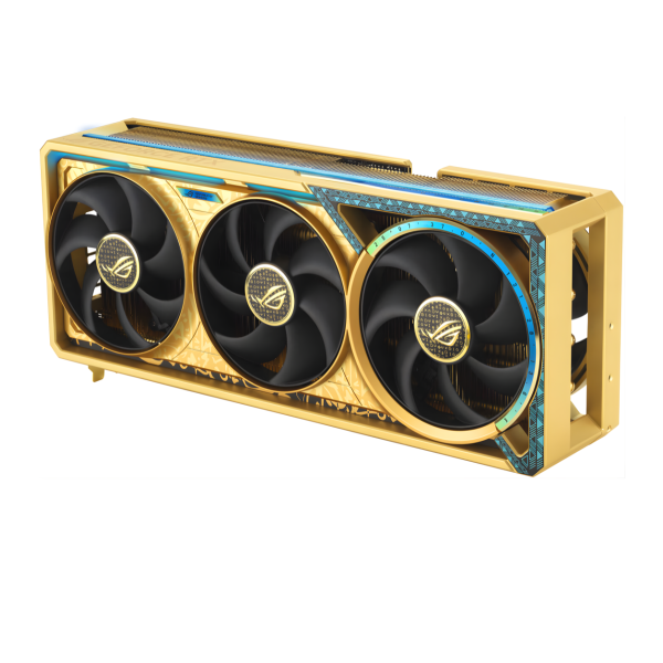 ASUS ROG ASTRAL NVIDIA GeForce RTX 5080 OC 16GB GDDR7 Dhahab Edition Graphics Card - Gold image 2