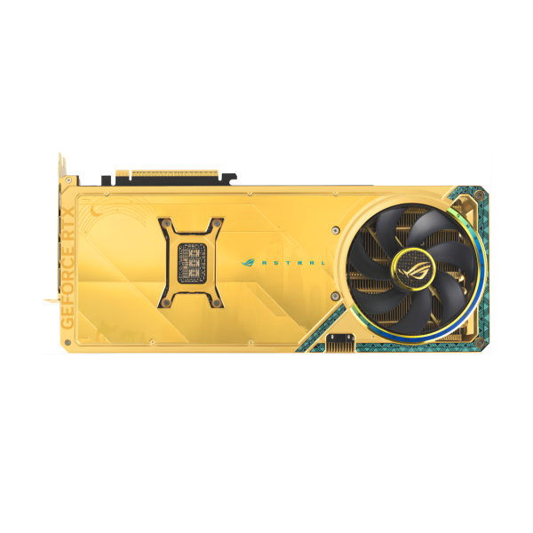 ASUS ROG ASTRAL NVIDIA GeForce RTX 5080 OC 16GB GDDR7 Dhahab Edition Graphics Card - Gold image 4